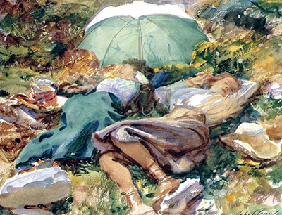 A Siesta John Singer Sargent